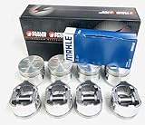 Sealed Power Cast Flat Top Pistons+Rings Kit compatible with 1967-84 Chrysler/Dodge 318 5.2L Click over size needed before placing in Cart! (.040