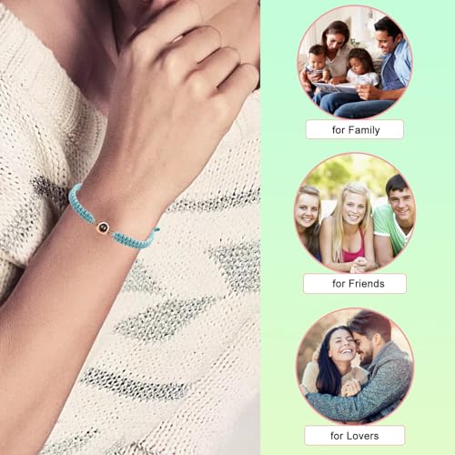 Custom Bracelets with Picture Inside, Personalized Photo Bracelets, Customized Gifts for Love One Women, Friends4