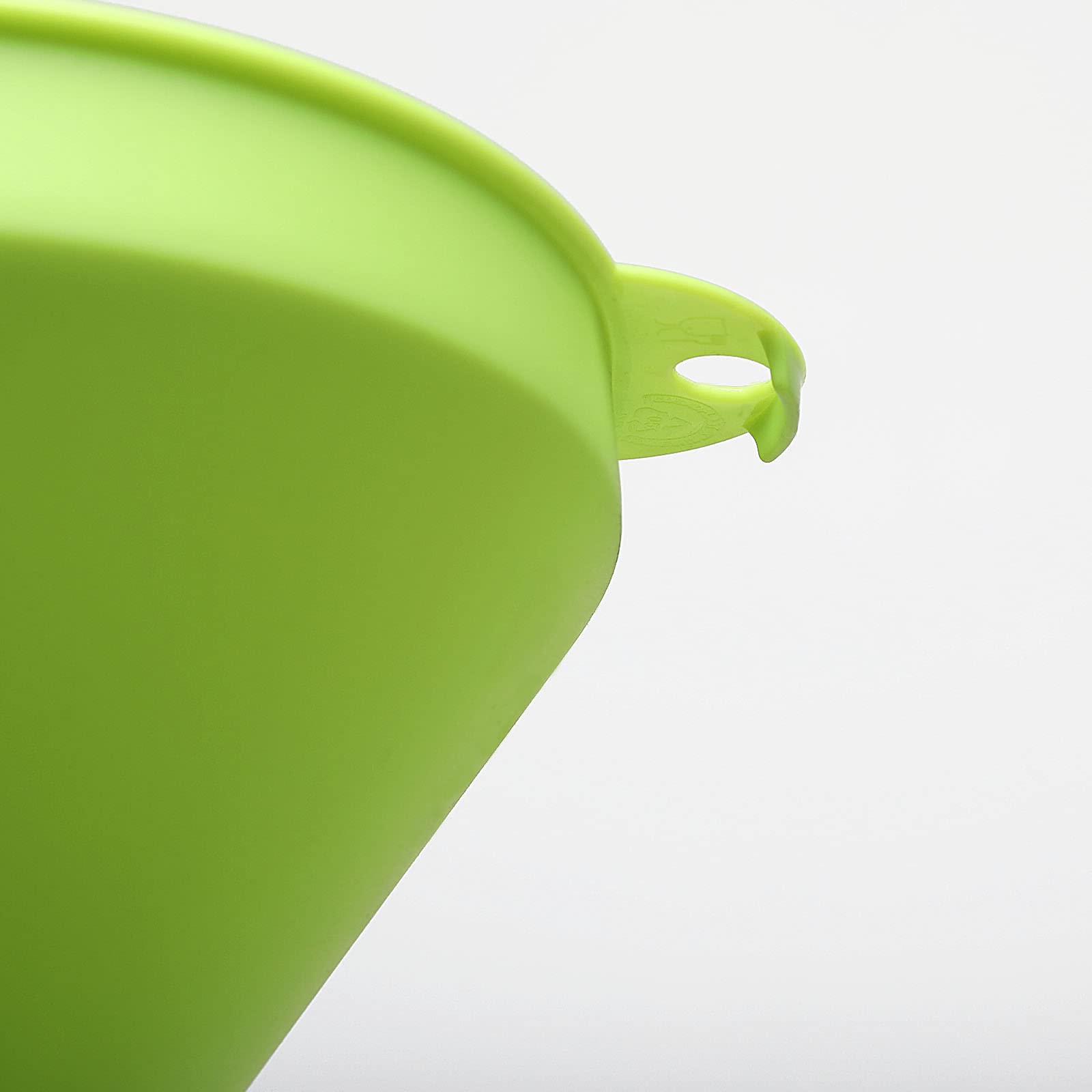 Cosmoplast 4 Kitchen Funnels Diameter 8 12 16 18 cm, 100% Made in Italy, Green - Image 3