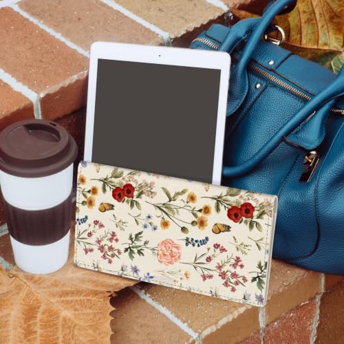 Image of CoBak Checkbook Cover for Women & Men - PU Leather Case with RFID Blocking | Classic Design Check Book Holder for Personal and Business