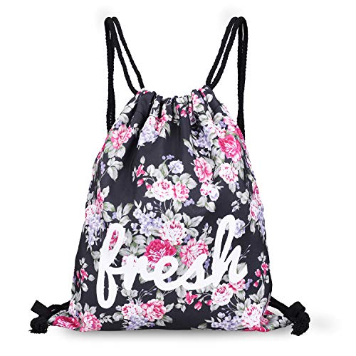 VerteLife Bolsa de Cuerdas  Bolso Gym Lona Bolsas de Gymsack de para Hombre Mujer Niños