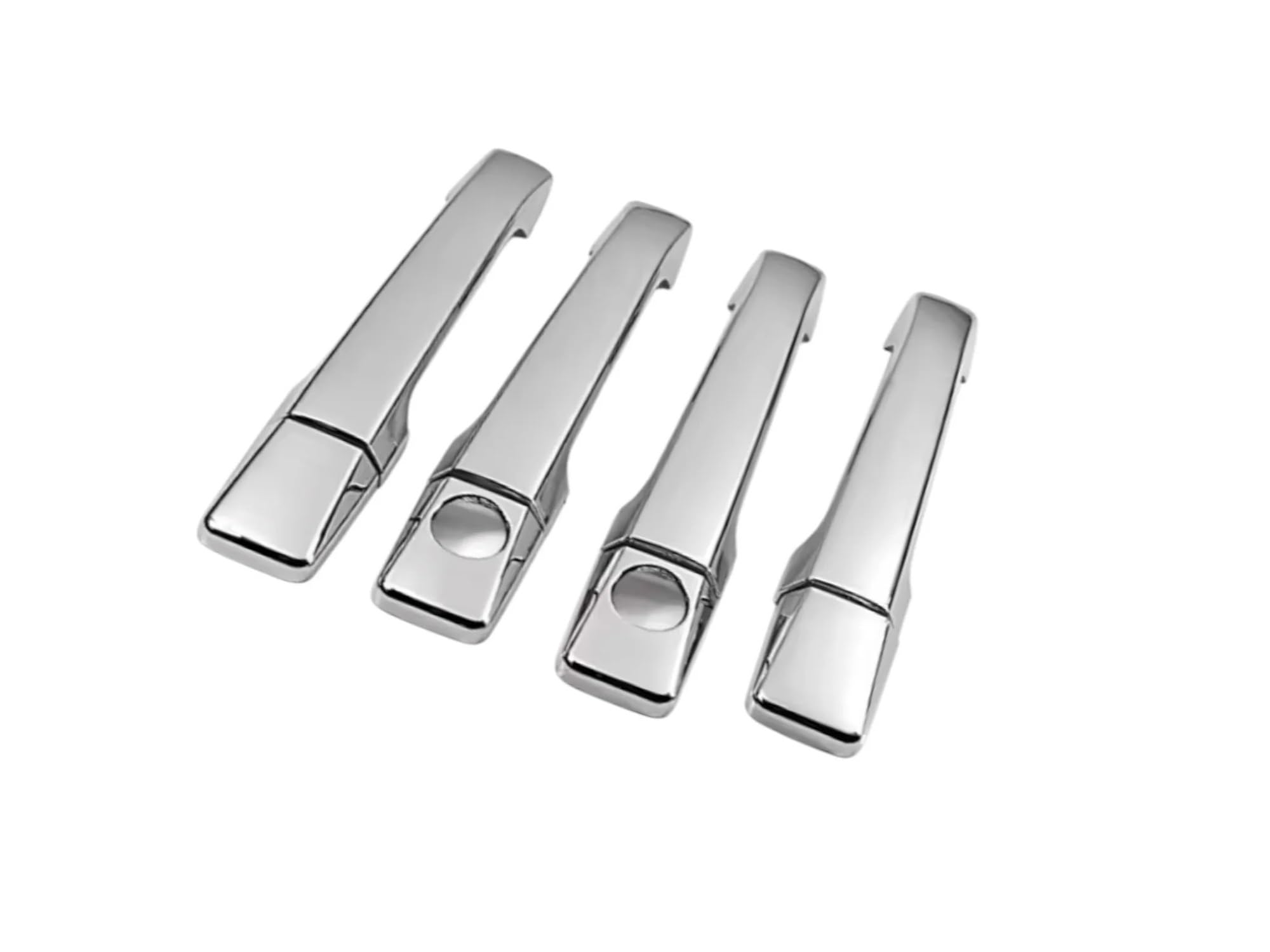 Punxdda Car Exterior Door Handle for Benz 85 95 for W124 E Class 83-93 for W201 C Class E420 260E 190E 190D Handles Chrome Side Door Handle Covers Trims