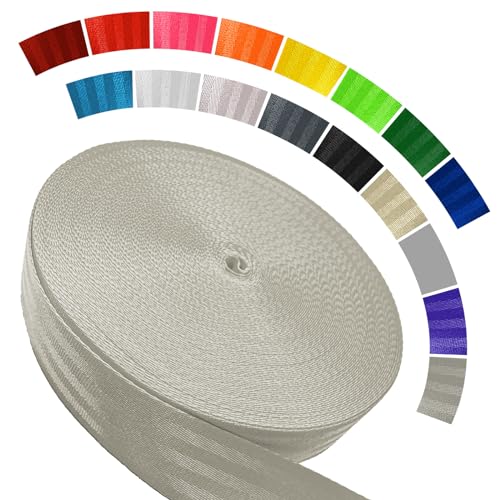 Image of Polyester Webbing Strap 16+Colors - 1 inch&1.5 inch&1.9 inch - 16.5 25 33 55 Yards Heavy Duty Webbing Roll, Flat Webbing Strap for Indoor&Outdoor Gear, Climbing, DIY Crafting, Repairing