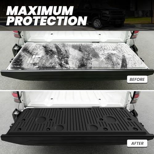 Image of LASFIT Tailgate Mat for Nissan Frontier 2026 2025 2024 2023 2022 (Not Fit Standard Tailgate), Truck Tailgate Liner All Weather Protector TPE Durable Tailgate Cover Accessories