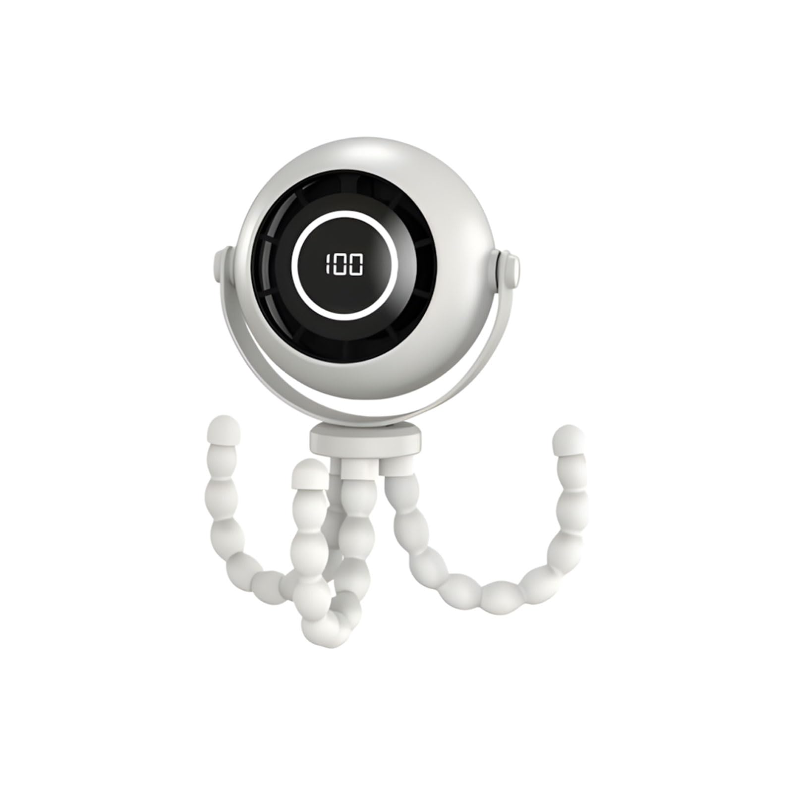 Uqezagpa Very Quiet Fan with Strong Silicone Coated Legs and Gentle Lighting Outdoor Clip on Fan