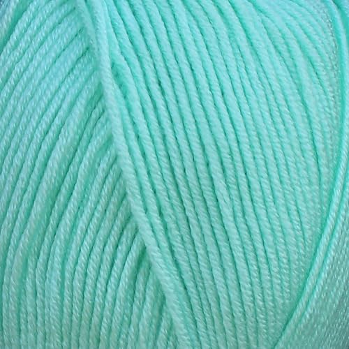 Image of Baby Dream Soft Yarn - 100% Acrylic, Premium Anti-Pilling, 3.5 oz (100g), 273 yds - Soft Yarn for Crochet and Knitting Projects (Mint Green)