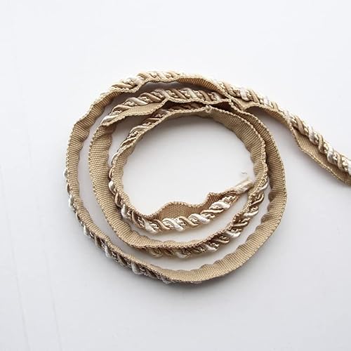 image for BEL AVENIR 0.43 inch 13 Yards Twisted Lip Cord Trim Basic Sewing Luxur