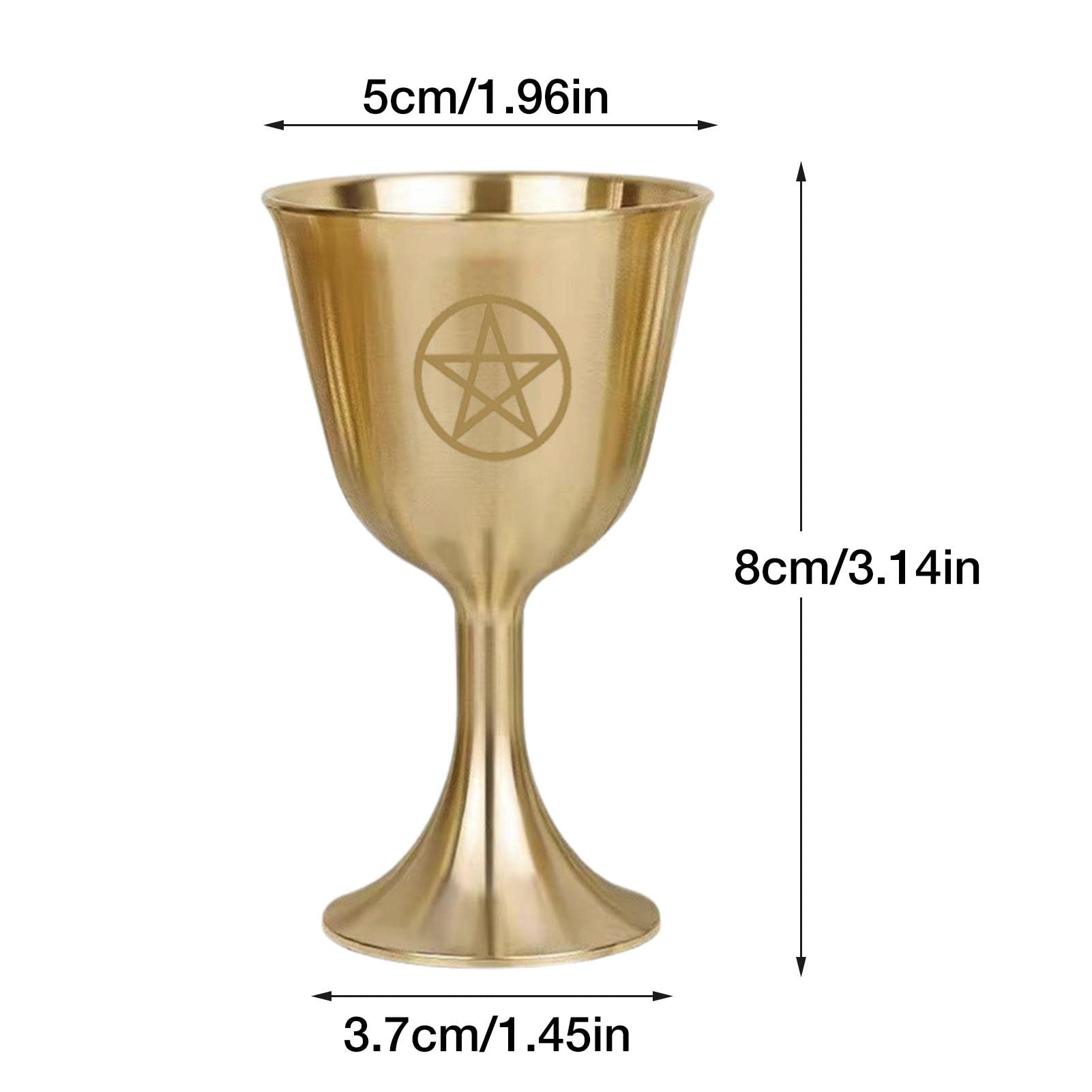 ペンタグラム彫刻のゴシックリング 【公式通販】