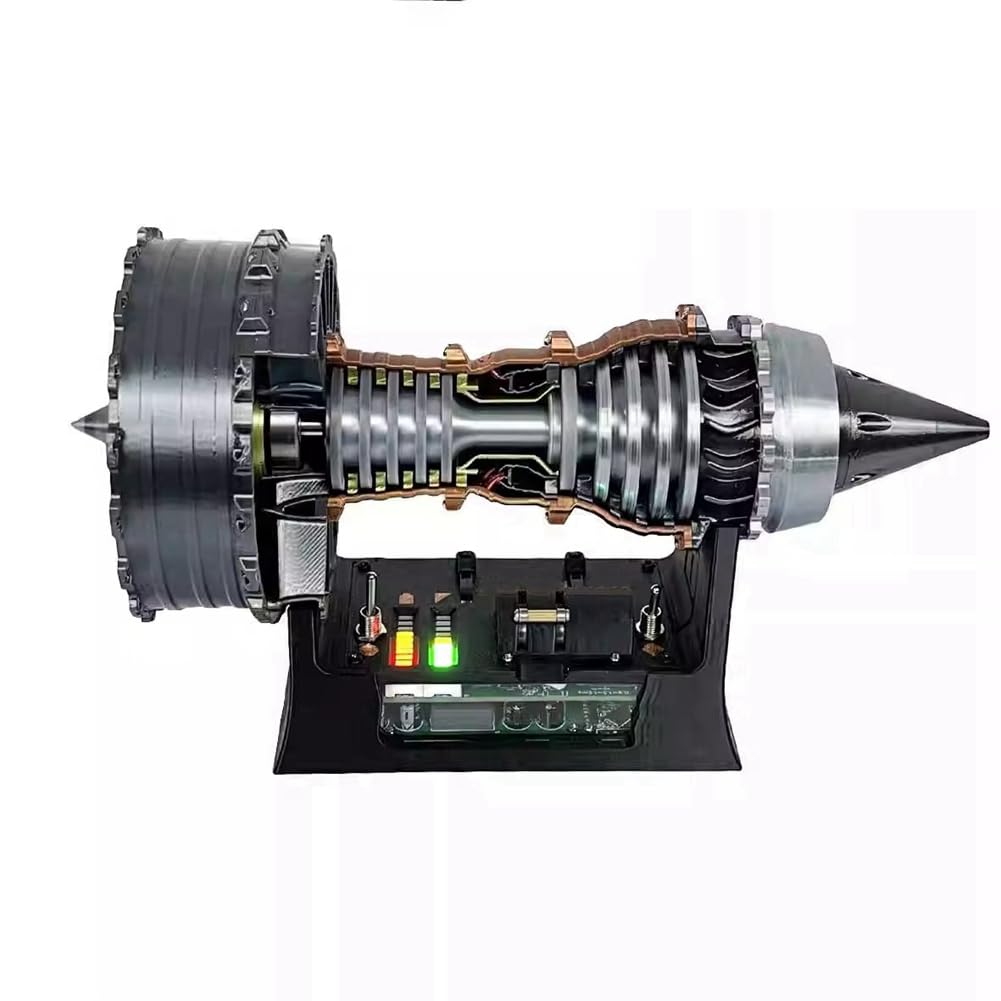 Motore Turboventola 900 per Modellino di Aeromobile Kit Motore per Modellino di Aeromobile Motore Turbogetto 900 Replica Motore per Aerei Sovralimentato