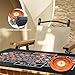 Ygebet 11 inch Solid Roulette Wheel Set for Adults, with 47.2 x 22.8 Inch Double Sided Table Layout Felt Mat, 100 ABS Chips, and Dealer Button Playing Cards Casino Roulette Game Sets