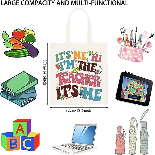 Bolsa tote de lienzo para maestro miniatura 4