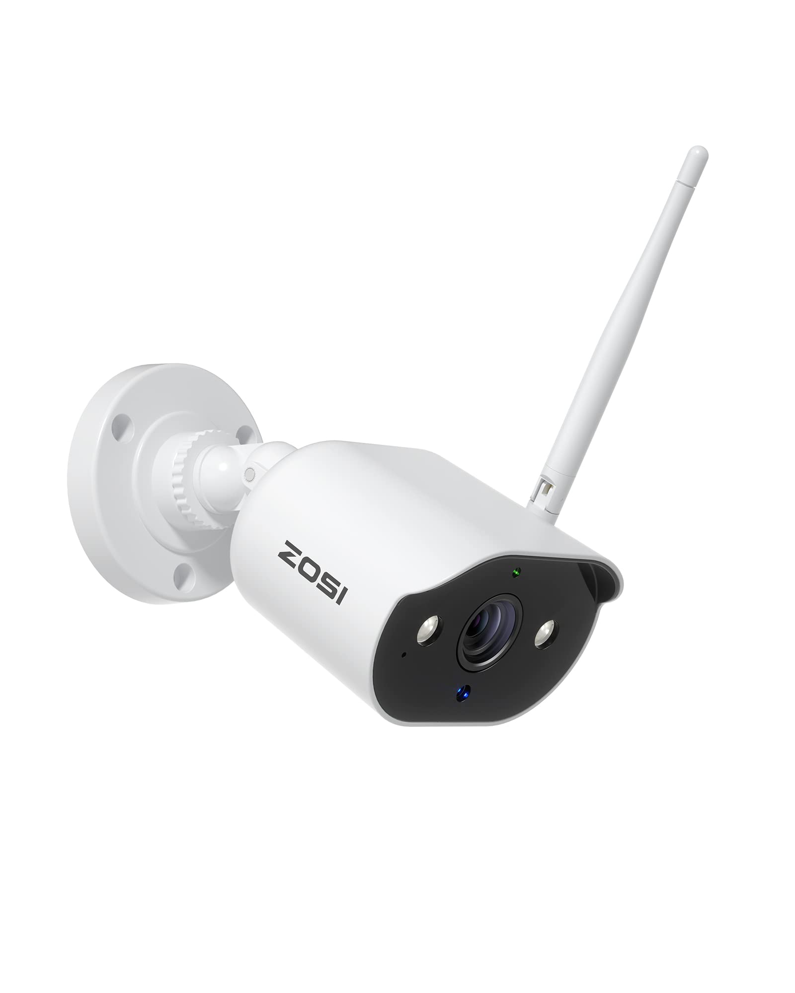 ZOSI 2K 3MP Cámara de Vigilancia WiFi para Kit de Cámara de Seguridad Inalámbrico, Visión Nocturna en Color, Audio Bidireccional, Cámara Adicional C302