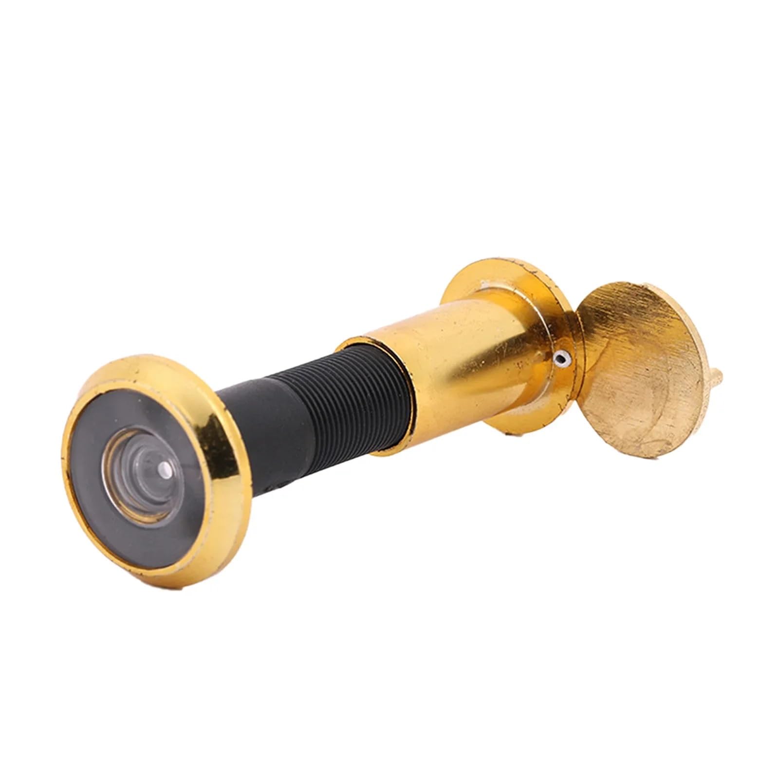 Wide Angle Security Spy Hole, 220 Degree Wide Angle Security Door Peephole Viewer Gold 59x30mm