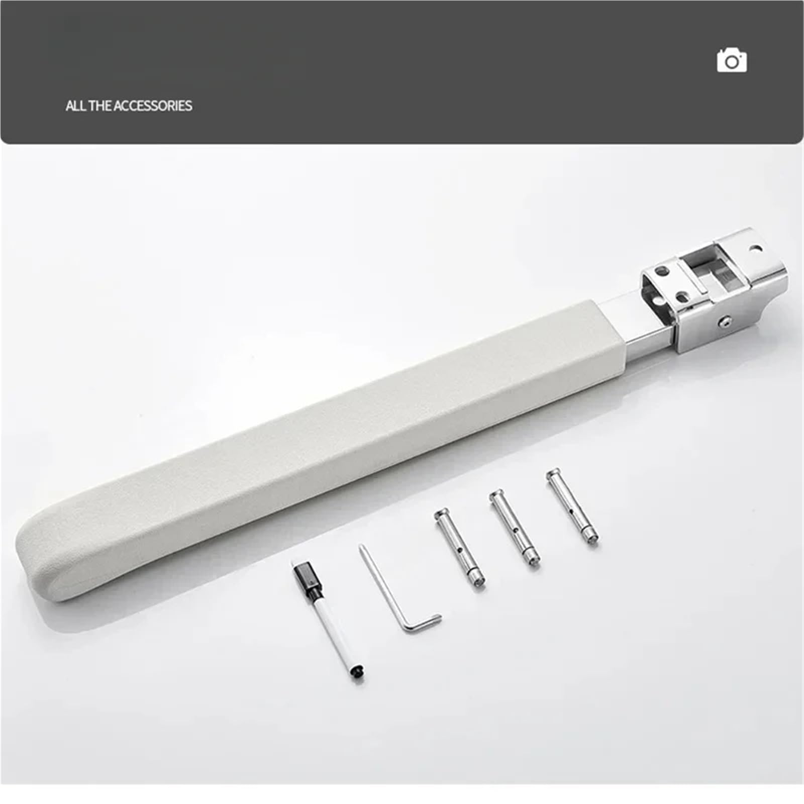 Barras de Apoyo para baños Pasamanos Plegables de Acero Inoxidable para baño, Barras de Apoyo de Seguridad para Ducha para Personas Mayores y discapacitadas.(62cm)