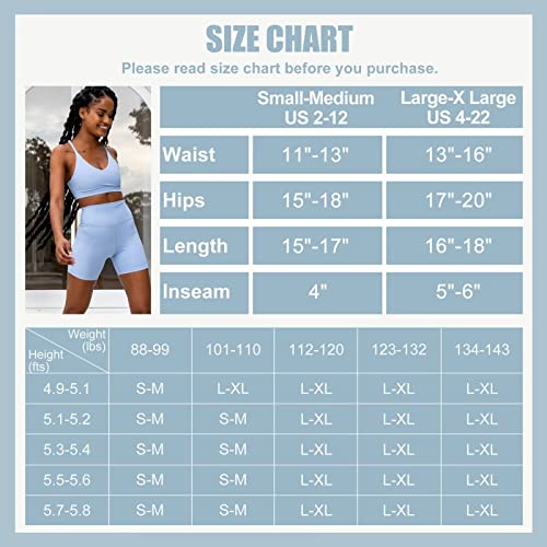 Sundwudu 5 Pack Biker Shorts For Women - 5“ High Waist Soft Spandex Workout Shorts For Yoga Cycling Running Athletic #TOP4