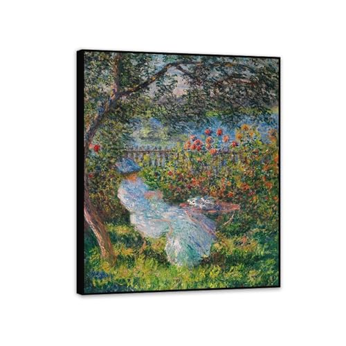 Affiche murale Claude Monet jardin impressionniste pour salon