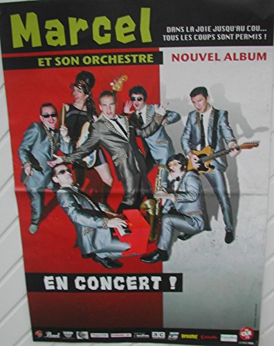 Affiche Marcel Et Son Orchestre 68X100Cm pour décoration murale