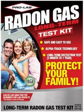 Pro-Lab Radon Gas Test Kit 1 pk
