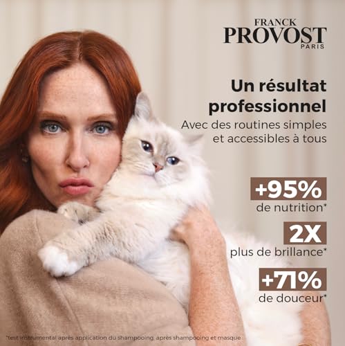 FRANCK PROVOST Expert Nutrition - Shampooing Professionnel - Formule Riche En Soin - Karité & Huile De Coco - Sans Silicone & Sans Colorant - Cheveux Secs & Rêches - Format Généreux 500 ml – Image 3