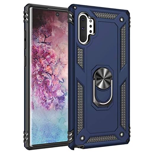 Samsung Galaxy Note 10 Plus Case [Military Grade ] 15ft. Drop Tested Protective Case | Kickstand | Compatible with Samsung Note 10 Plus -Royal Blue