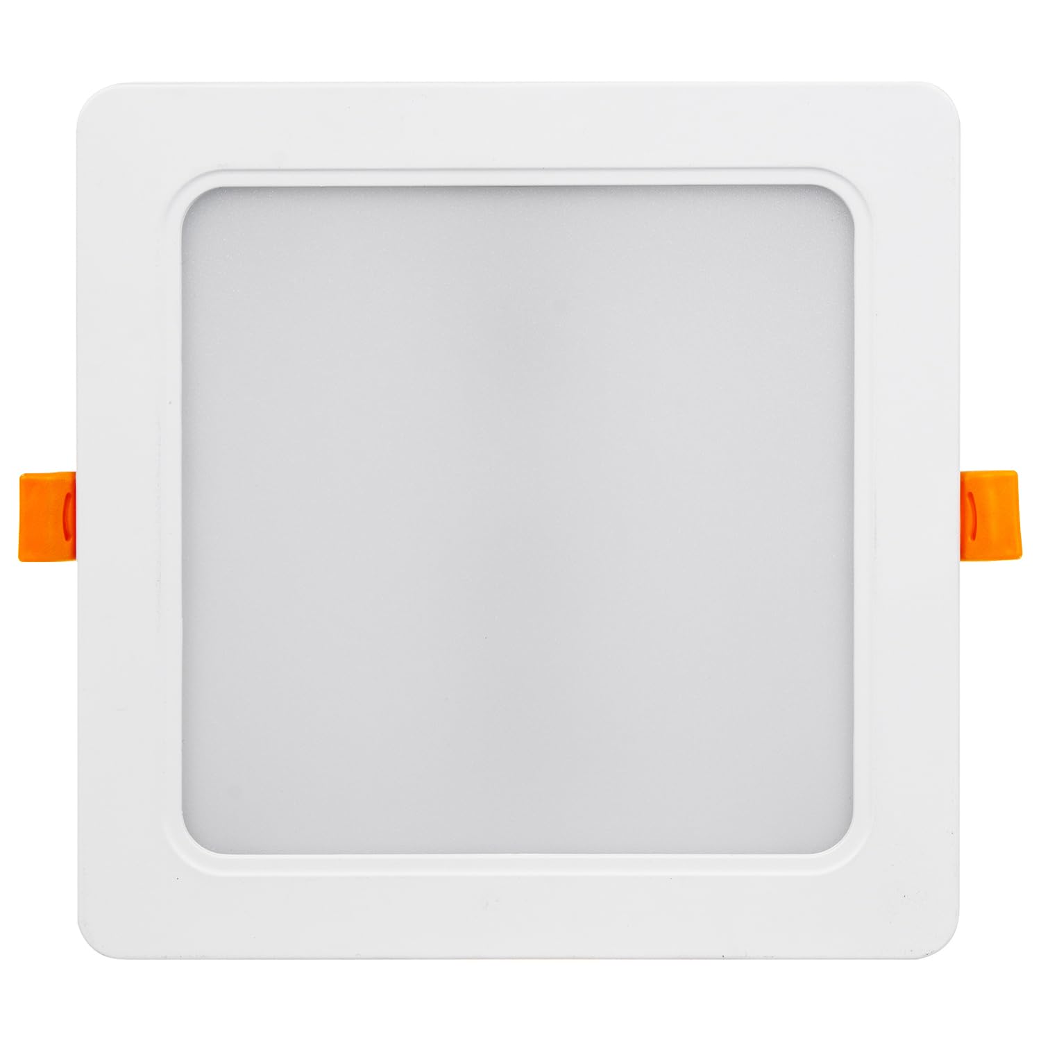 Maclean MCE374 S + MCE379 S LED Licht-Panel Einbaustrahler Set Deckenstrahler Deckenspot Deckenleuchte Decken-Strahler Einbauleuchte (5-er Pack 18W Einbaustrahler + Aufputzadapter, Eckig)