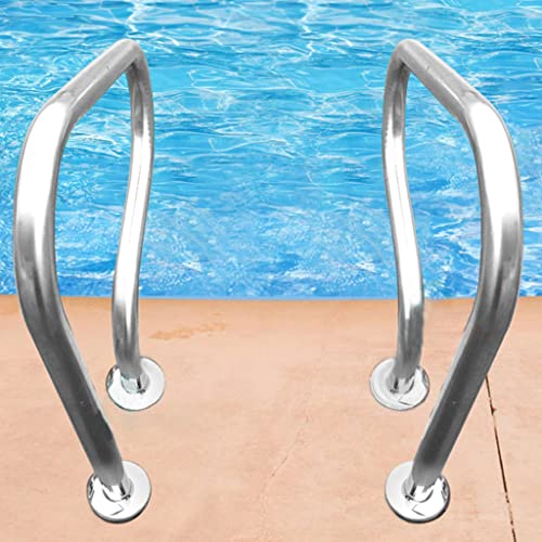 Barandilla para piscina de acero inoxidable 80x80 cm miniatura 2