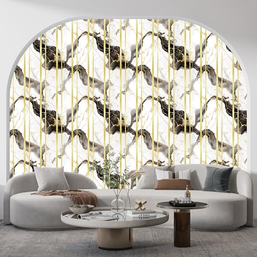 Image of VOLITO Wallpaper Luxury Shade Walls Sticker Waterproof,Oil Proof & Heat Resistant Kitchen Home,Living Room,Bedroom,Bathroom,Hotel,Pan&Shop Caounter,PVC self Adhesive(60x200) (V-113)