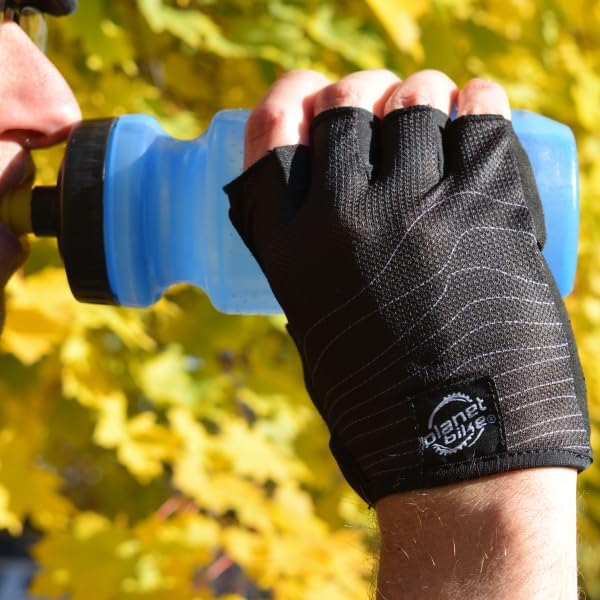 Planet Bike Topo Trail Gel Half Finger Cycling Gloves - Image 6