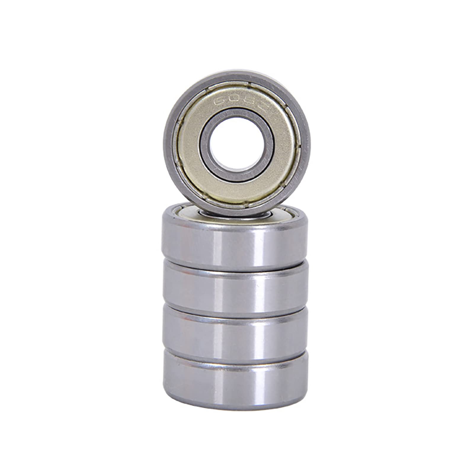 4 pièces Roulements à Billes,608ZZ ABEC 7 Speed Bearings Roulements à billes,Métal Double Blindage Miniature Deep Groove,Haute Qualité pour Rouleau Planche à Roulettes longboard waveboard