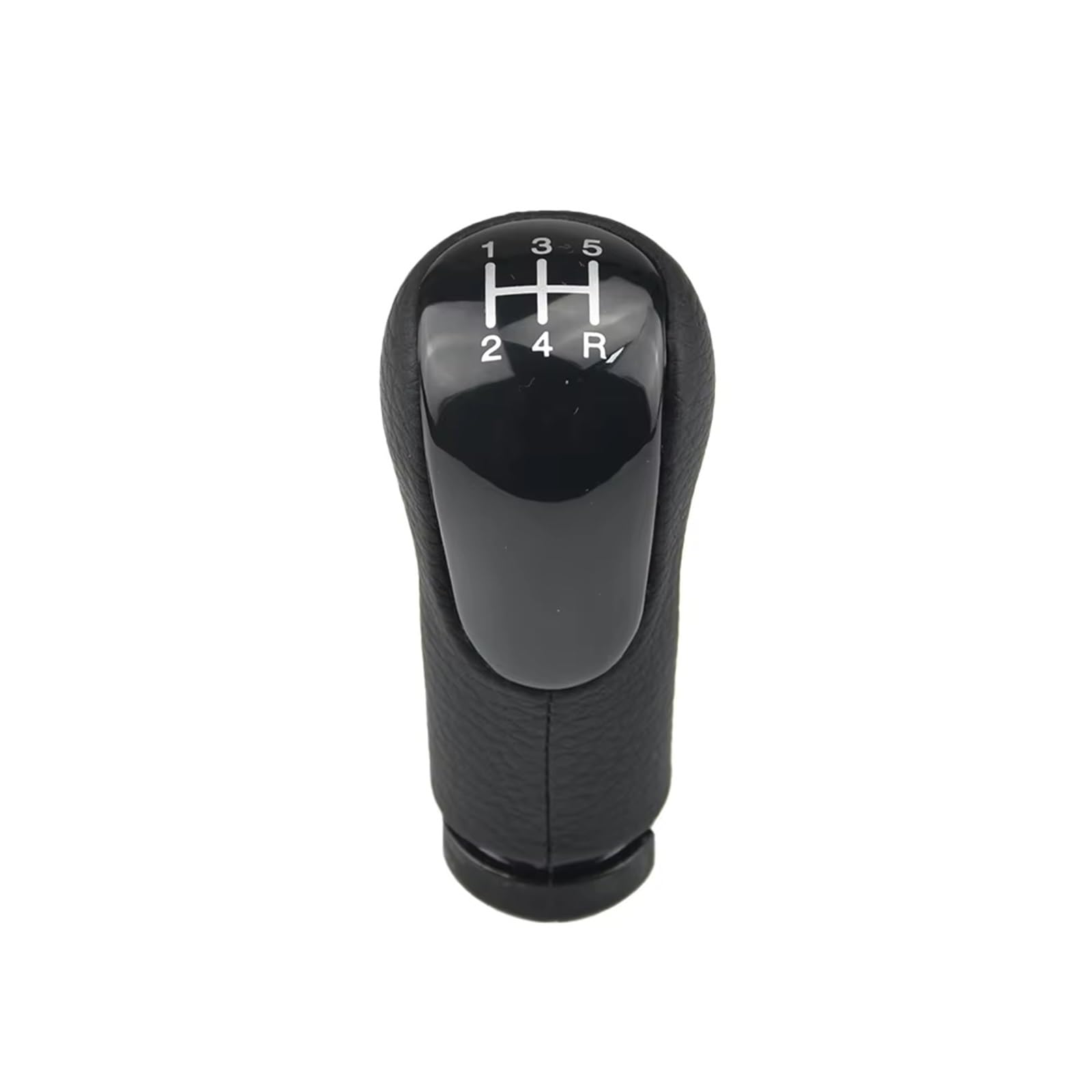 EFDDTBHE Compatible with Fiesta for Fusion 2002-2026 5 Speed Gear Shift Knob Lever Shifter Handball Gaitor Boot Cover 2S6R7217AC 1151765 Shifter Handle(5-Speed Black)