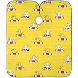 visesunny Barber Cape Rubber Duck Swimming Pool Ring Polyester Hair Cutting Salon Cape Apron Anti-Static Haircut Water-Resistant Shaving Cloth Beard Shaving Bib Hairdressing Cape