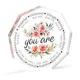 Edenseelake Christliches Geschenk für Frauen, religiöses Weihnachtsgeschenk, katholisches Geschenk mit Bibelversen für Ehefrau, Mutter, Freundin, Schwester, weiblich, inspirierend, spirituelle