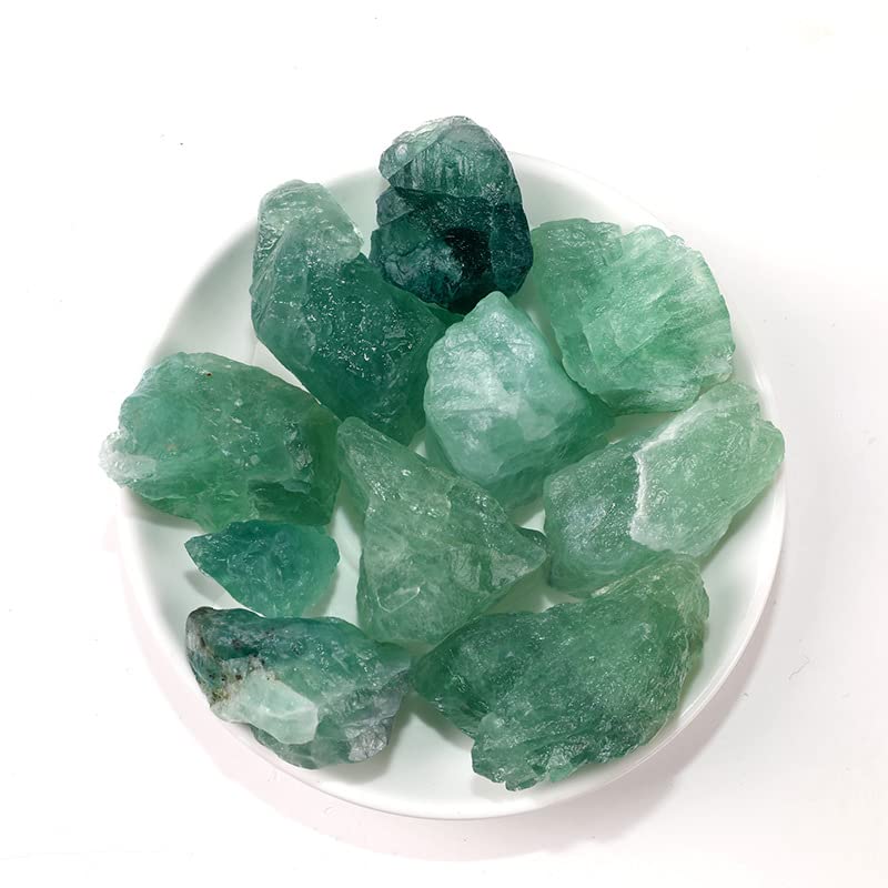 Amazon.co.jp: SUKIMIND 400gセット グリーンフローライト 原石 天然石 