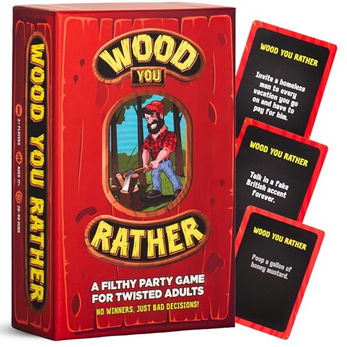 Wood You Rather? Adult Party Games for Game Night -