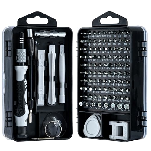 SUNNYNEST 115 in 1 Multi-Bit Screwdriver Sets Precision Magnetic Screwdriver Set with Case Professional Repair Tool Kit for Laptop,Tablet, Watch, Glasses and DIY Repair