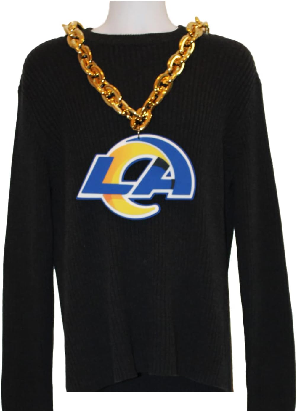 Aminco NFL Los Angeles Rams Team Fan Chain, Gold