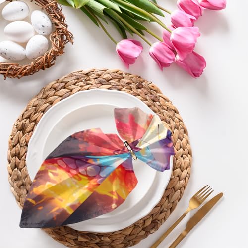 Set de 6 Servilletas de Tela Multicolor 50.5x50.5 cm miniatura 4