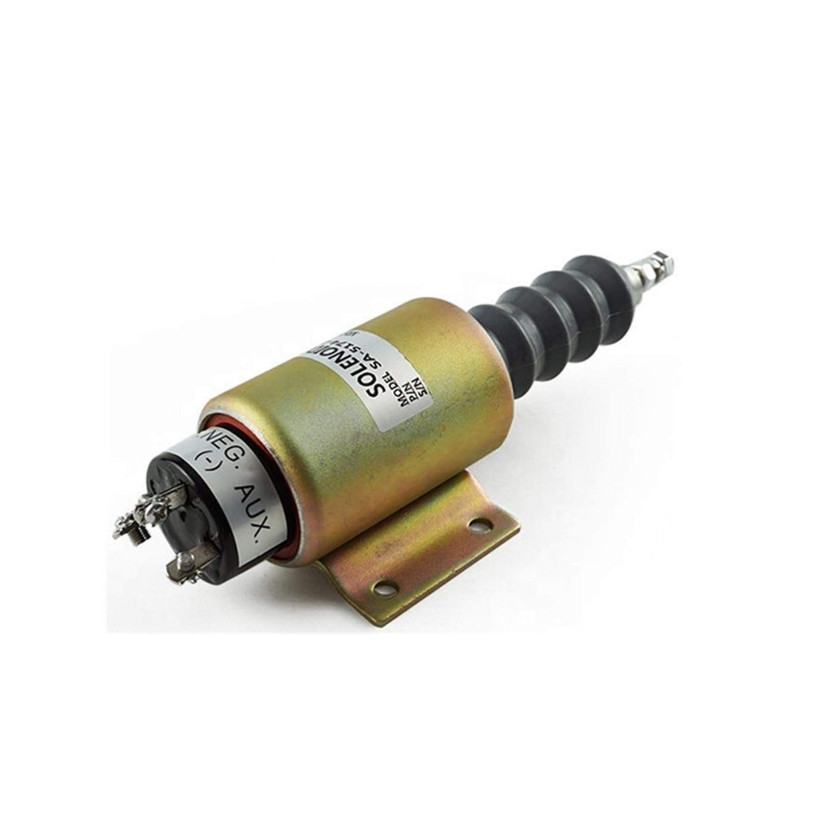 solenoides Solenoide de Parada de Apagado de Combustible de Bobina de Piezas de Motor diésel SA-5174-12 12V/24V SA-3838-24 (Color : 24V)