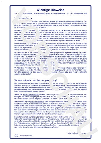 AVERY Zweckform 2837 Patientenverfügung Set (Patientenverfügung, Betreuungsverfügung, Vorsorgevollmacht) 1 Set