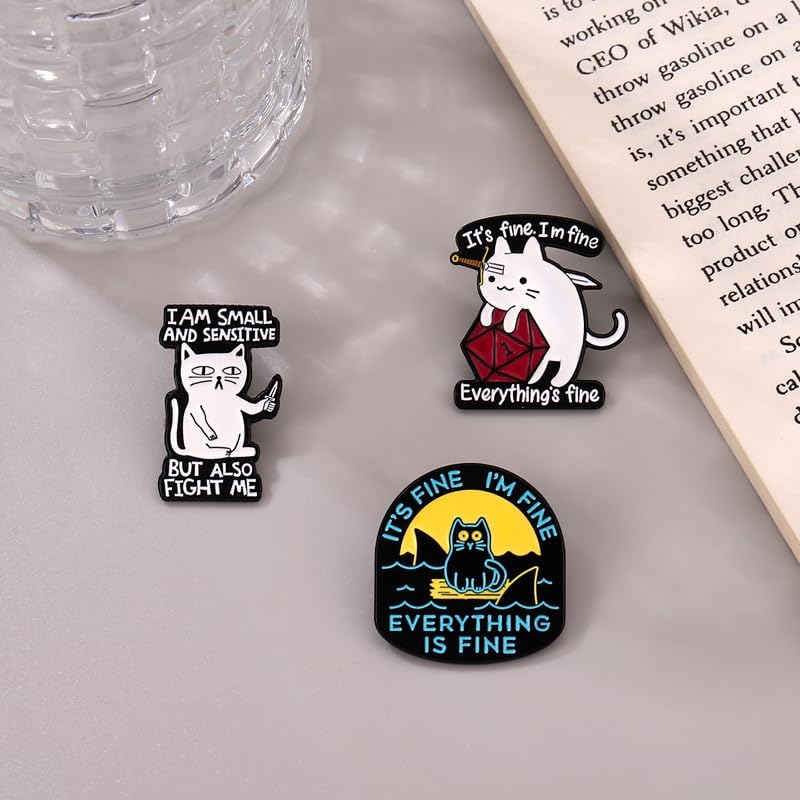 Image of Cute Cartoon Brooch Pins Enamel Brooches Lapel Pins Badge for Women Girls Children for Clothing Bag Decor