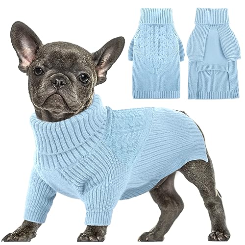 Queenmore Puppy Sweater Warm Winter Dog Sweater for Small to Large Dogs