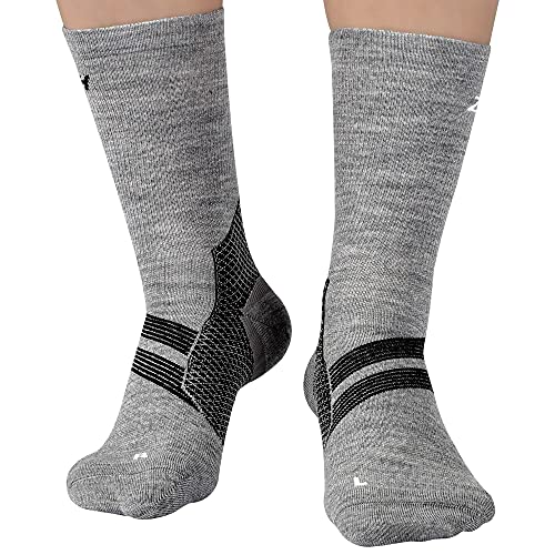 Image of Merino Plantar Fasciitis Socks, Targeted Ankle, Foot & Arch Support