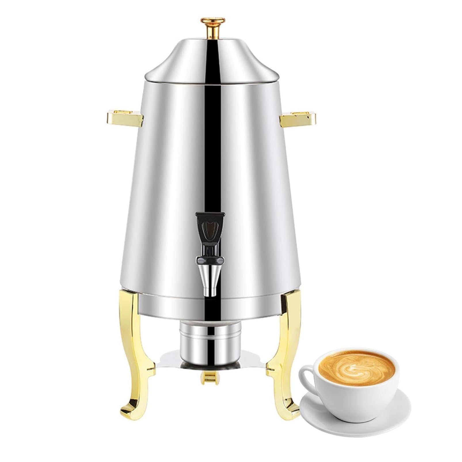 Distributeur de boissons chaudes en inox parfait pour vos buffets et fêtes