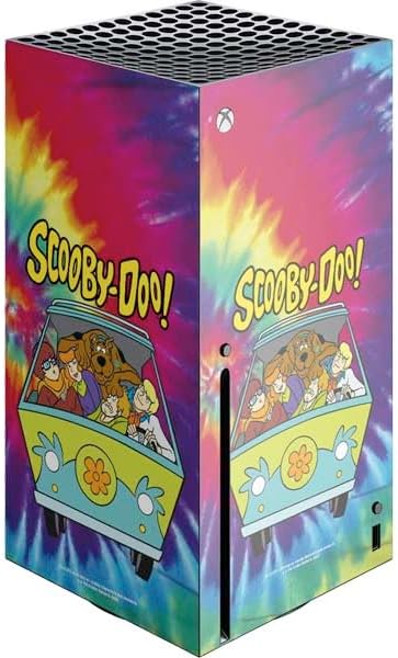 Skinit Decal Gaming Skin Compatible with Xbox Series X Console - Officially Licensed Scooby Doo Scooby-Doo Tie Dye Design