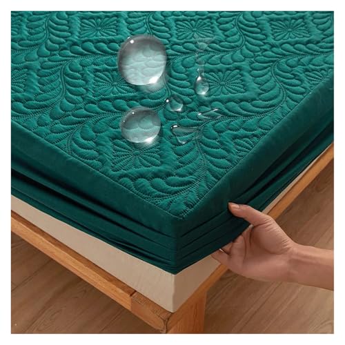 Protège-matelas matelassé anti-tache imperméable gris