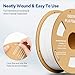 DEEPLEE PLA 1.75mm 3D Printer Filament, Dimensional Accuracy +/- 0.02mm, Neatly Wound, No Clogging, Vacuum Package, Fits for Most FDM 3D Printers, Cardboard Spool 1kg Black