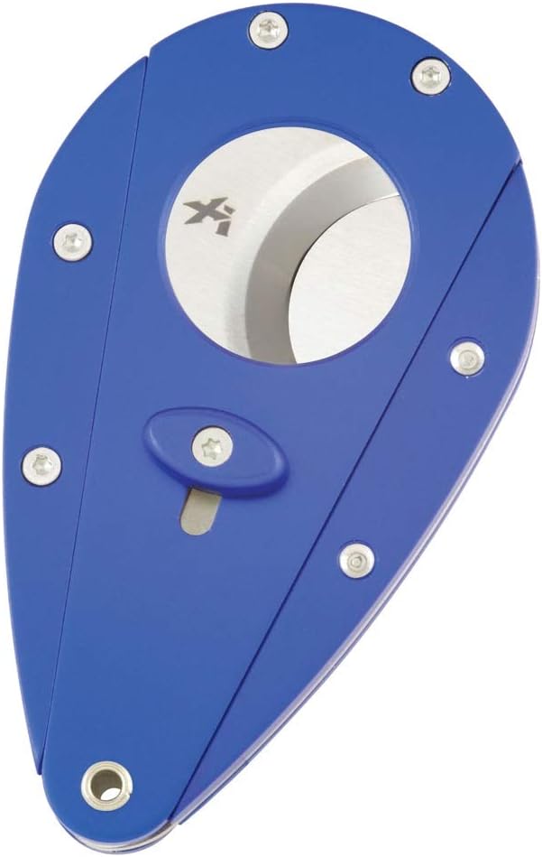 The Big Easy Tobacco Accessories 9323BL Xikar XI1 Metal Blue Cutter