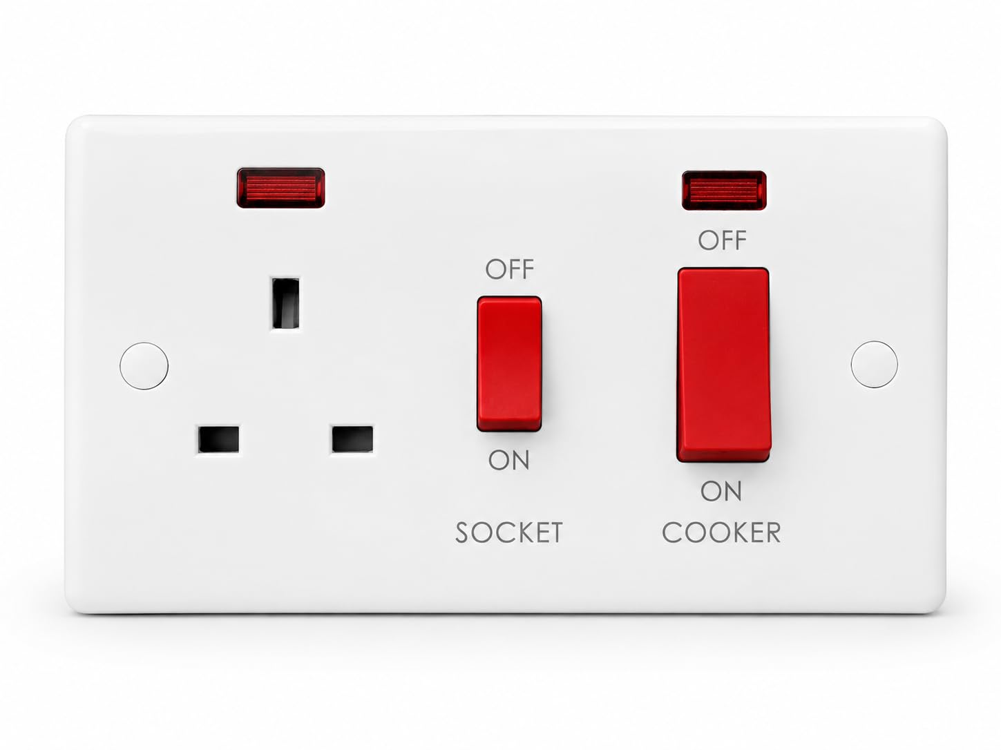 COOKER SWITCH (45A SWITCH WITH SOCKET)