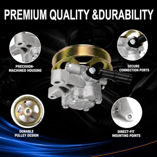 Image of Flecto 21-5494 Power Steering Pump Compatible with Honda Accord Pilot