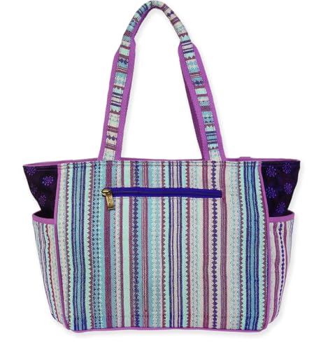Bolso tote grande Laurel Burch Amigos De Colores miniatura 2